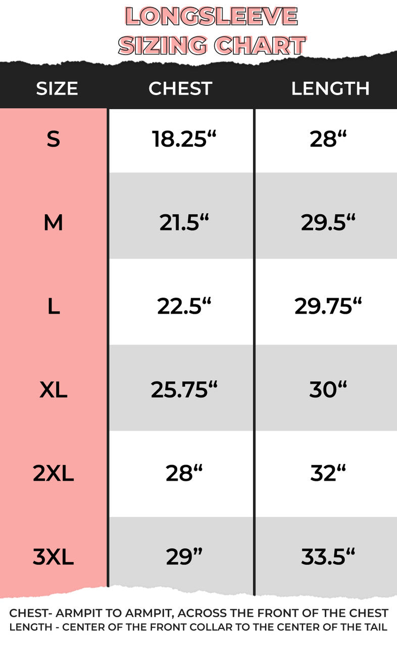 Soft Chenille Pinch Proof Adult Long Sleeve T-Shirt