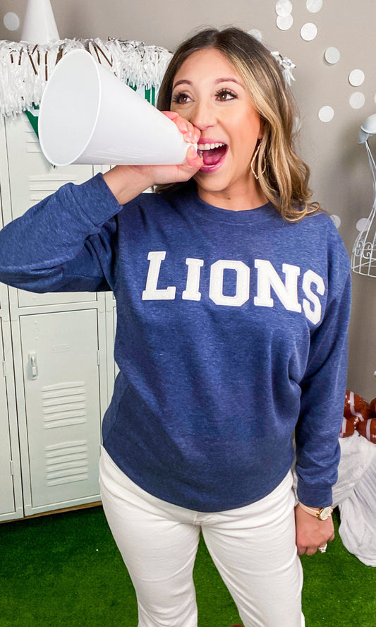 Soft Chenille Custom Mascot Sweatshirt