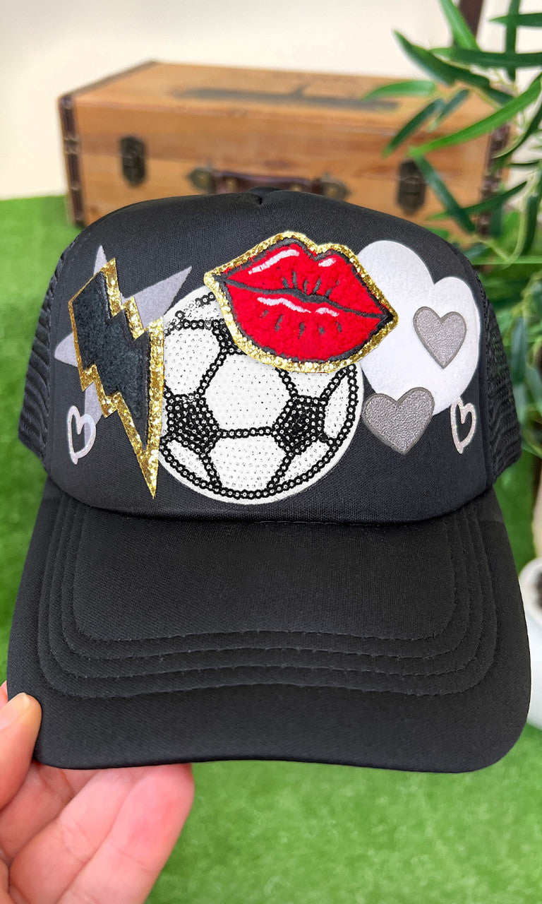 Soccer Patch Trucker Hat
