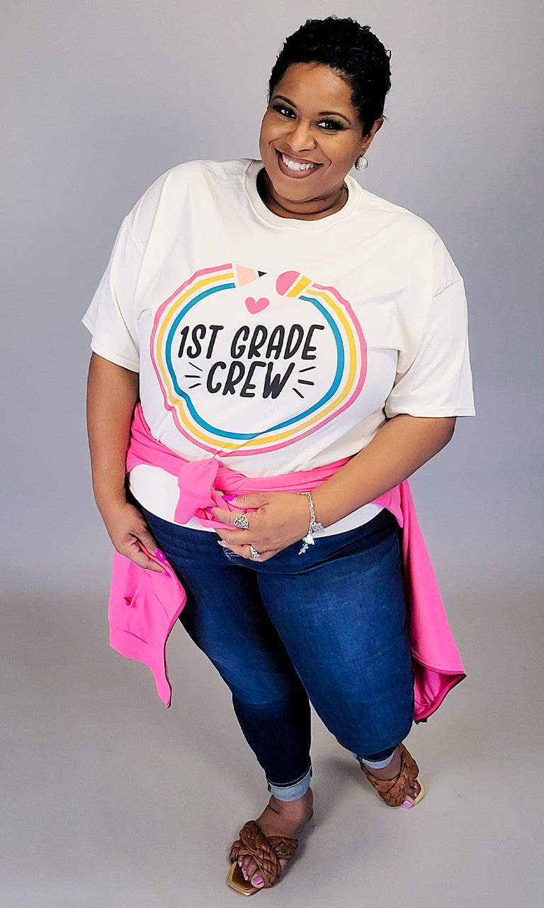 Custom Grade Level Crew T-Shirt