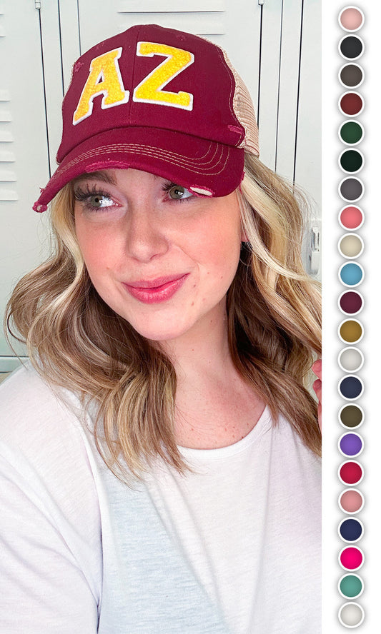 Soft Chenille State Vintage Hat