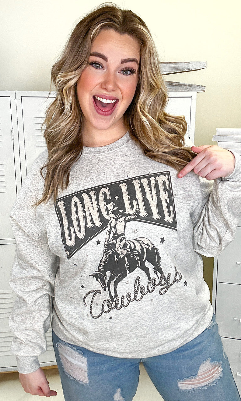 Long Live Cowboys Graphic Sweatshirt
