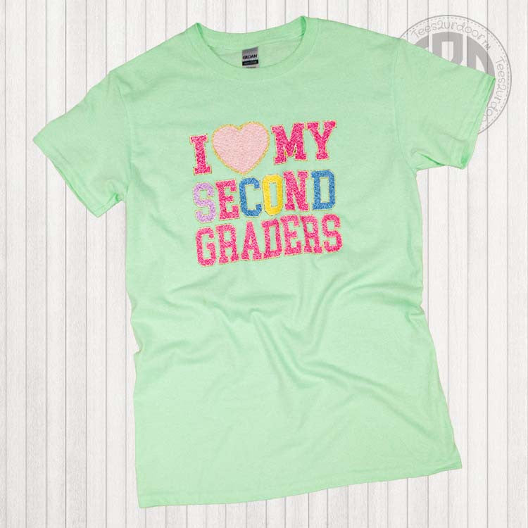 I Love My Grade Level Teacher T-Shirt
