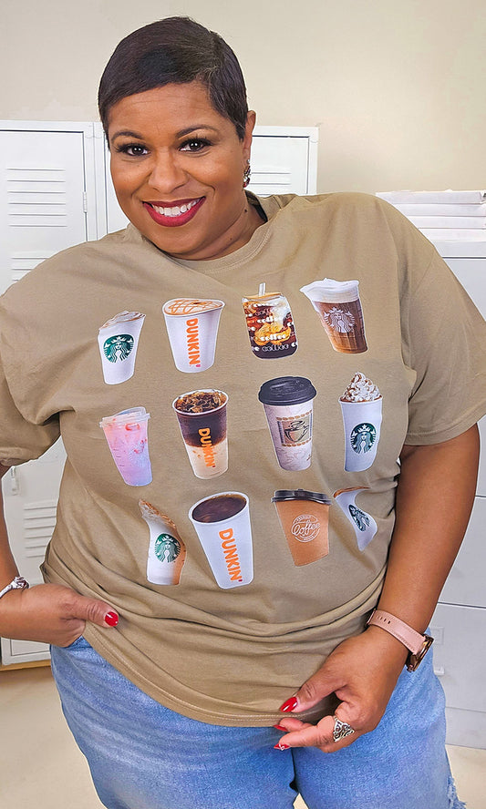 Give Me All the Coffee Graphic T-Shirt