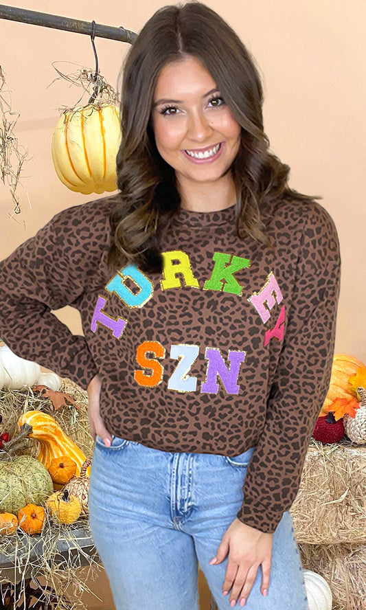Ideal Chenille Turkey SZN Sweatshirt
