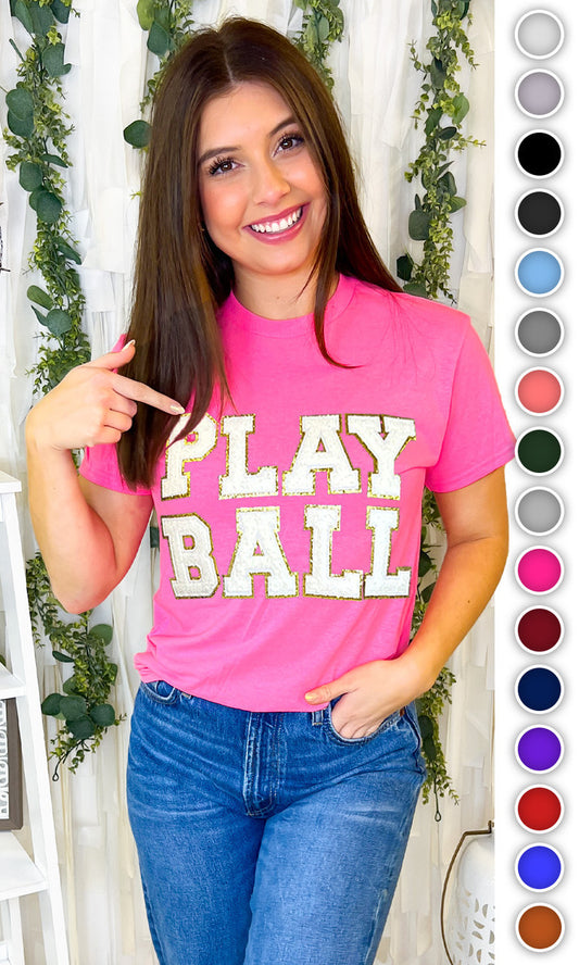 Play Ball Ideal Chenille T-Shirt