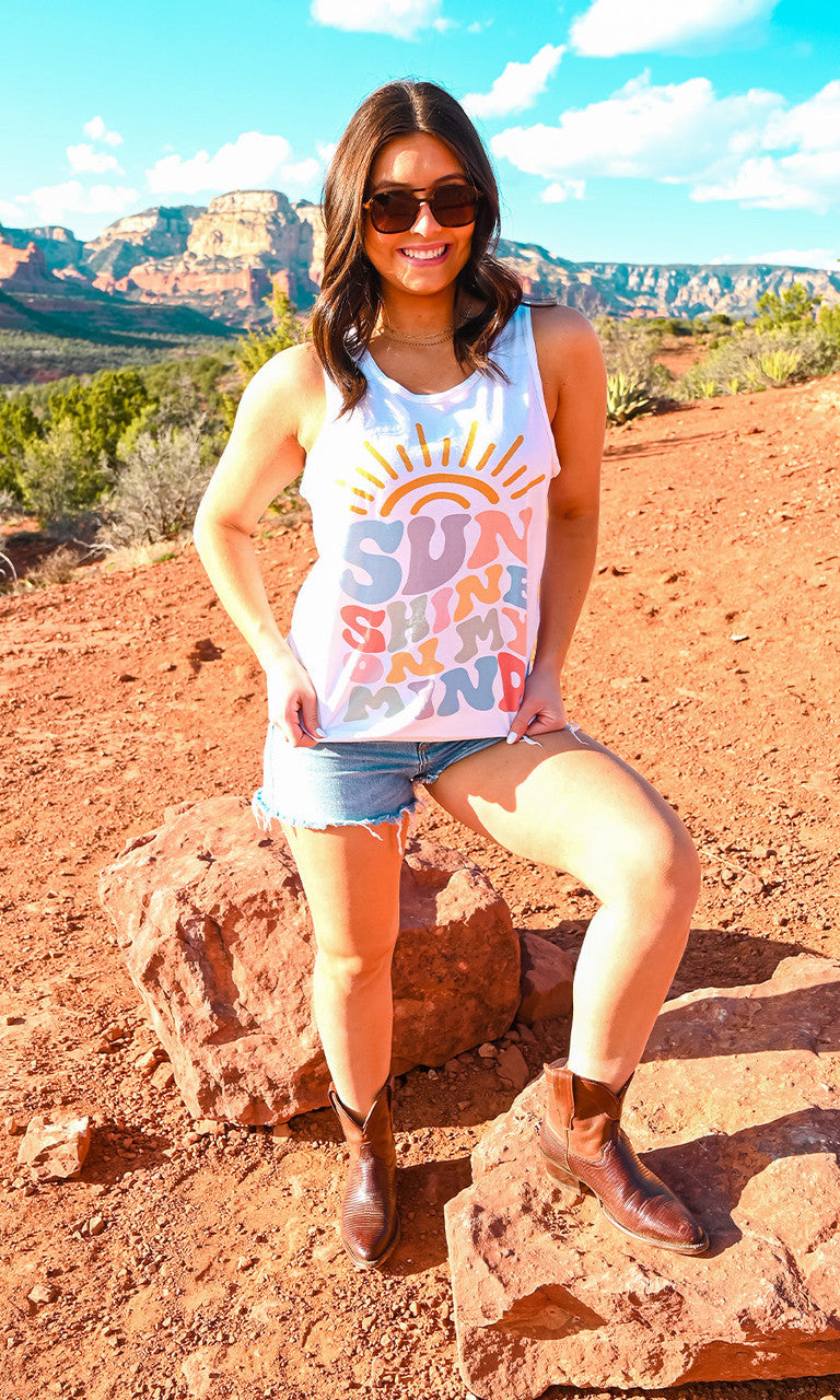 Colorful Sunshine on My Mind Tank