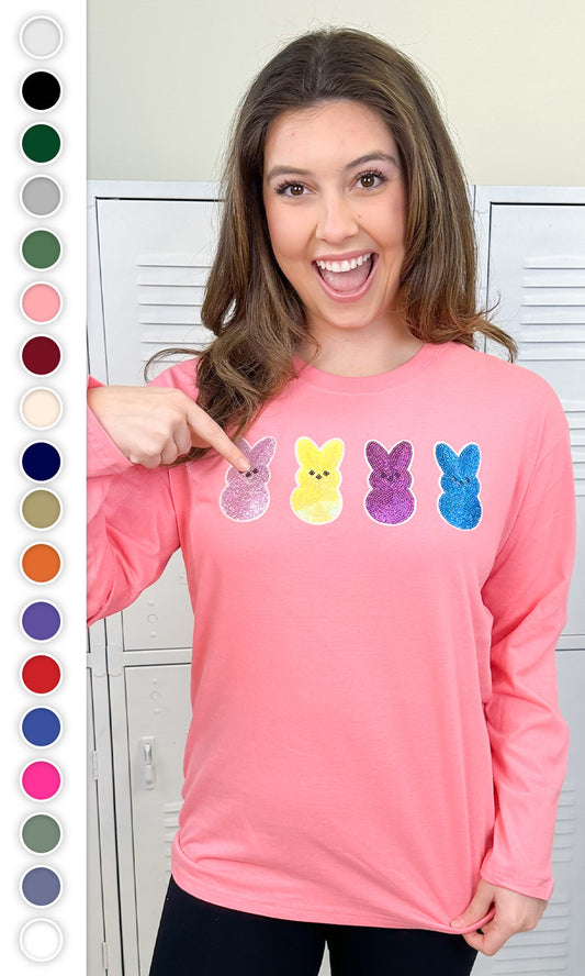 Sparkle Peeps Adult Boyfriend Long Sleeve
