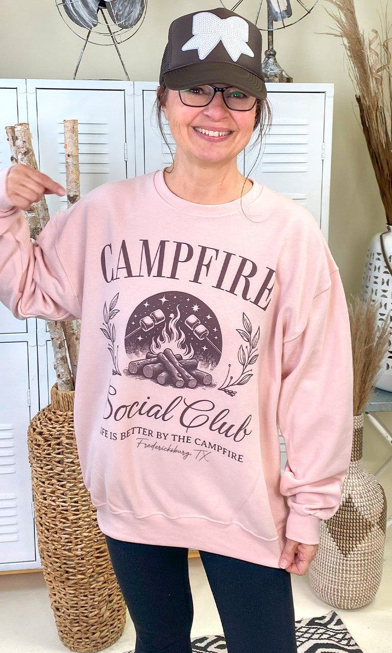 Campfire Social Club Custom Graphic Sweatshirt