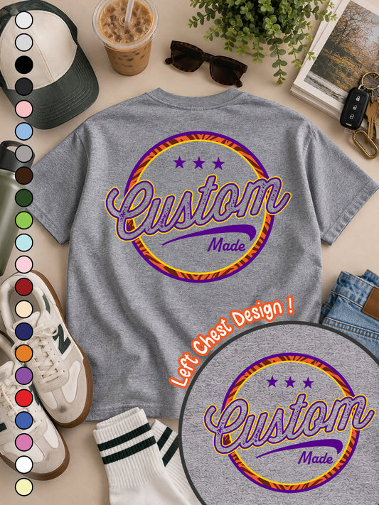 Custom Stamp Graphic T-Shirt