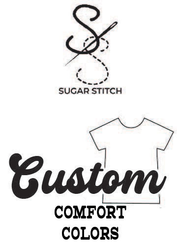 Custom Short Sleeve Comfort Color Graphic T-Shirt