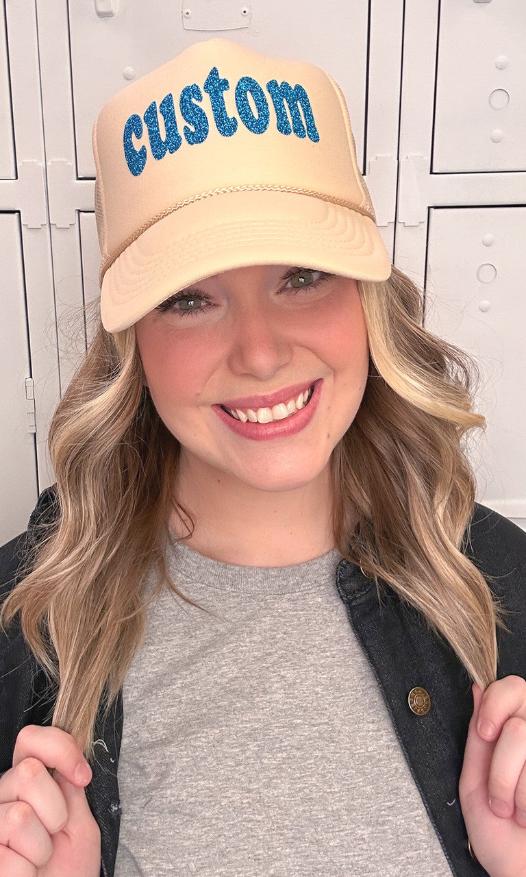 Glitter Custom Trucker Hat