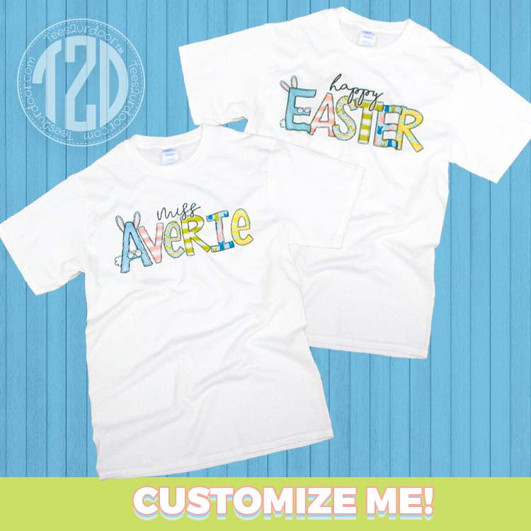 Easter Custom Name T-Shirt