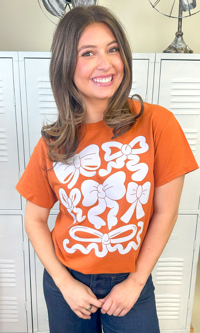 Funky Bows Graphic T-Shirt