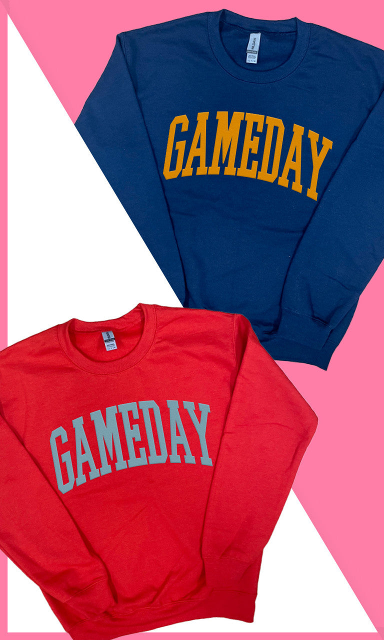 Game Day Flock Graphic Sweatshirt