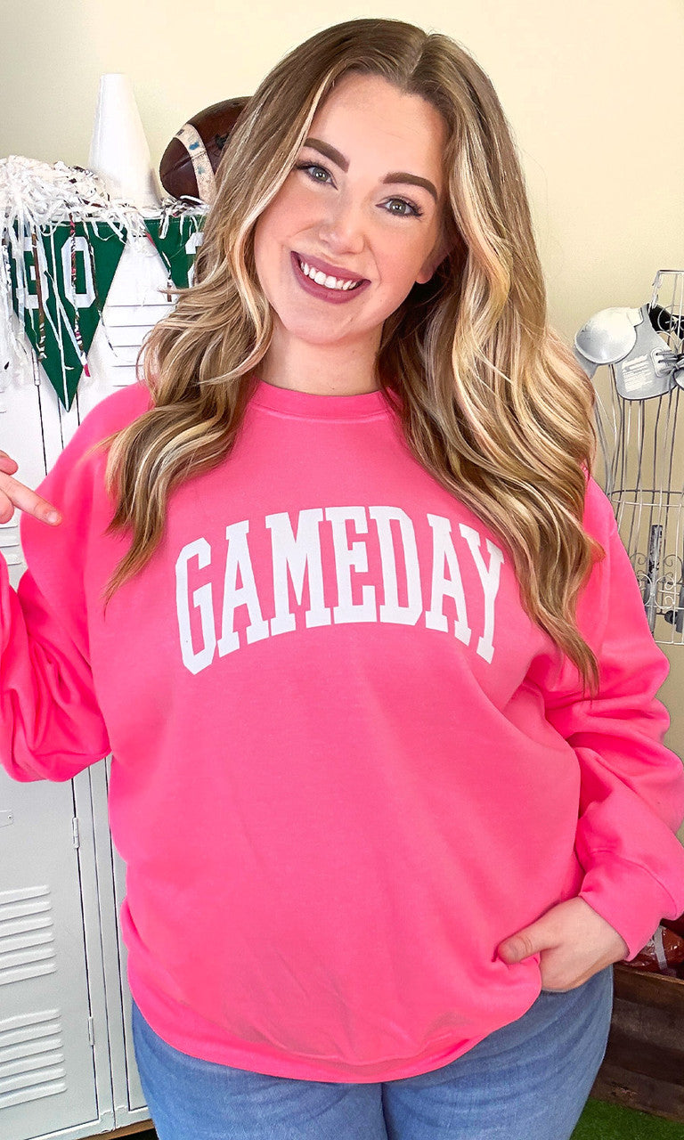 Game Day Flock Graphic Sweatshirt