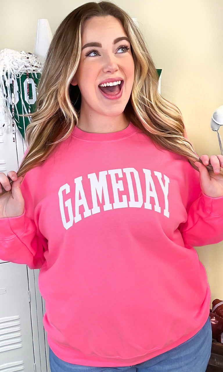 Game Day Flock Graphic Sweatshirt