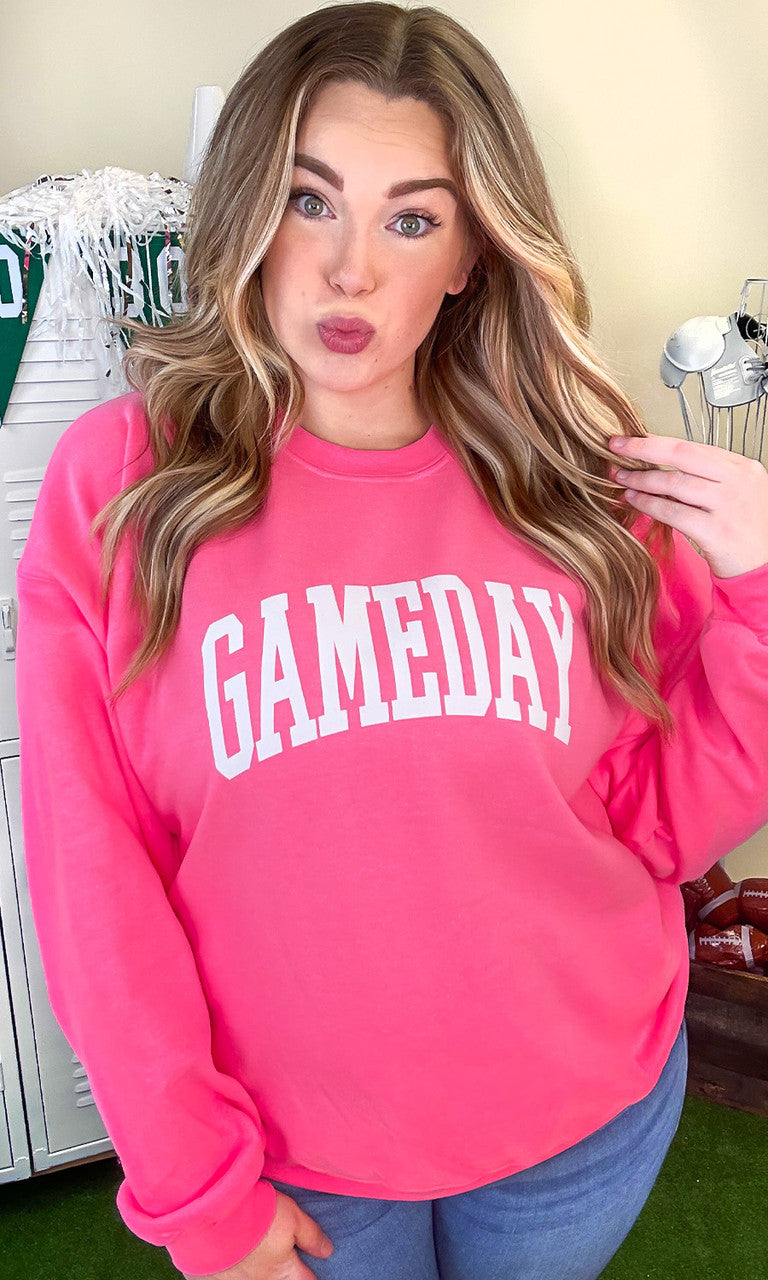Game Day Flock Graphic Sweatshirt
