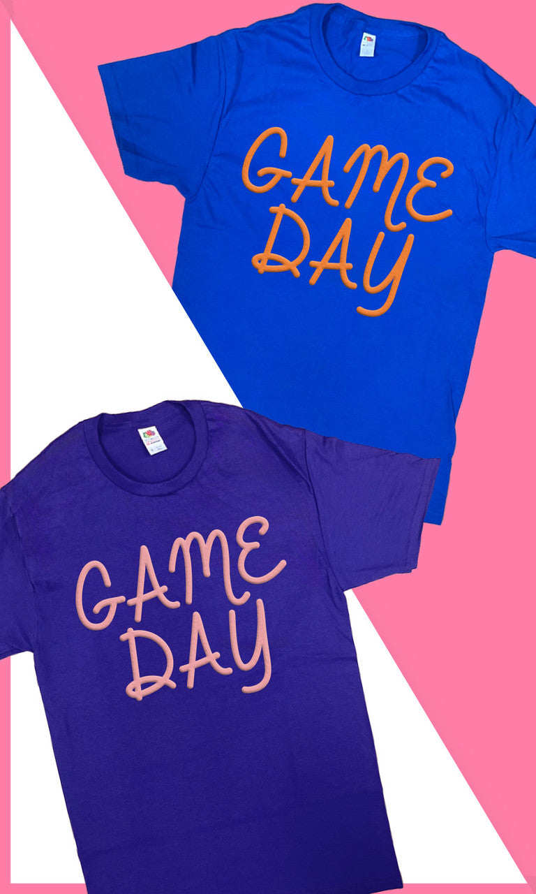 Game Day Script Puff Graphic Shirt