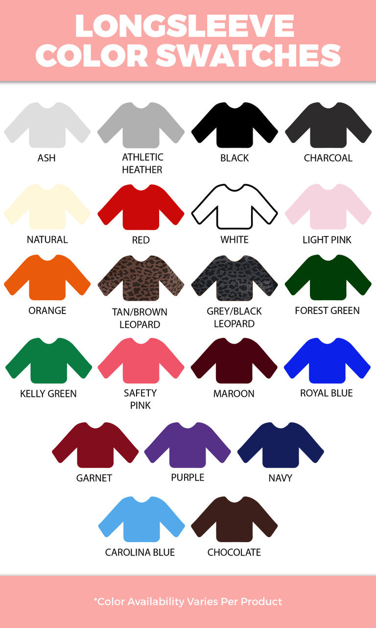 Ombre Sequin Love Valentines Graphic Long Sleeve T-Shirt