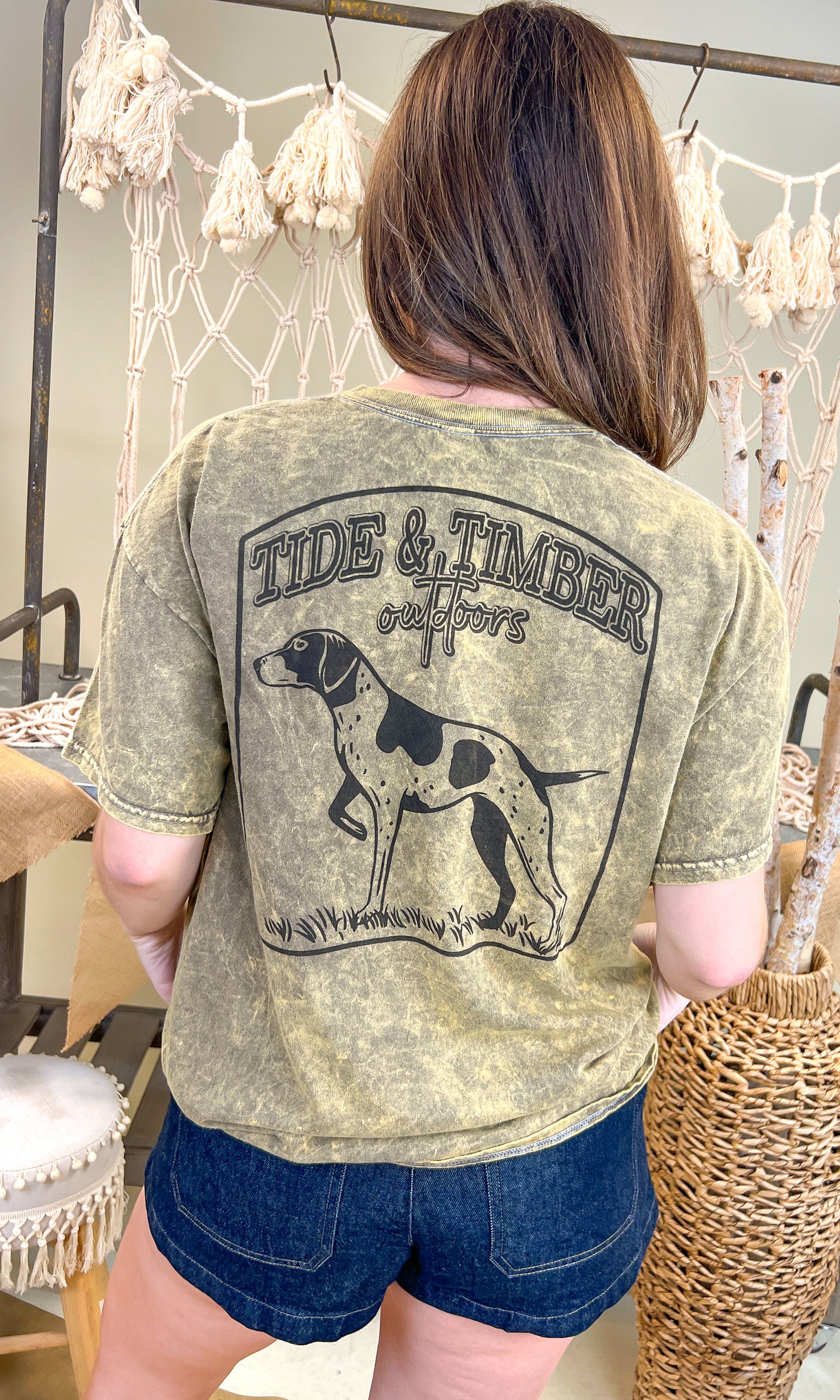 Pointer Mineral Washed Graphic Shirt