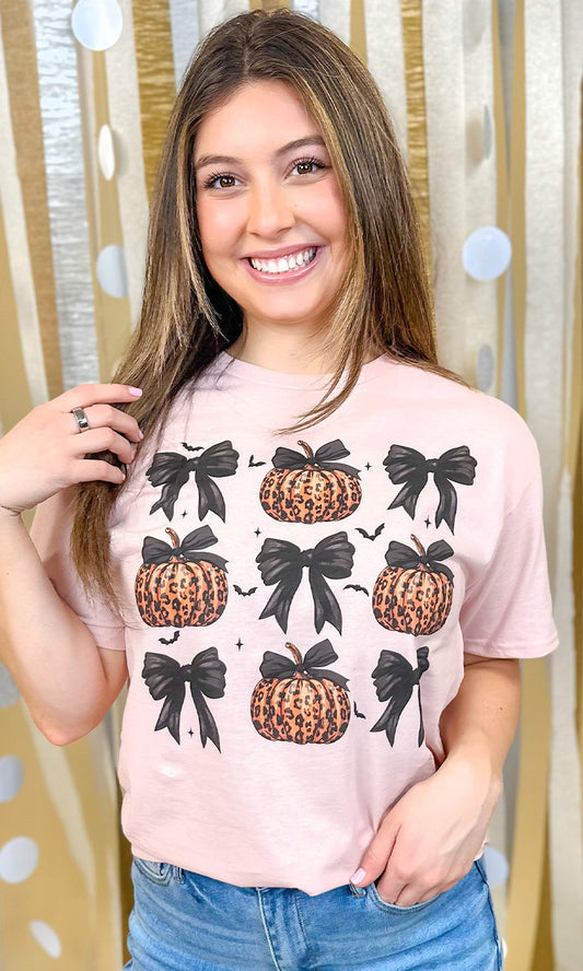 Pumpkin Bows Graphic Shirt