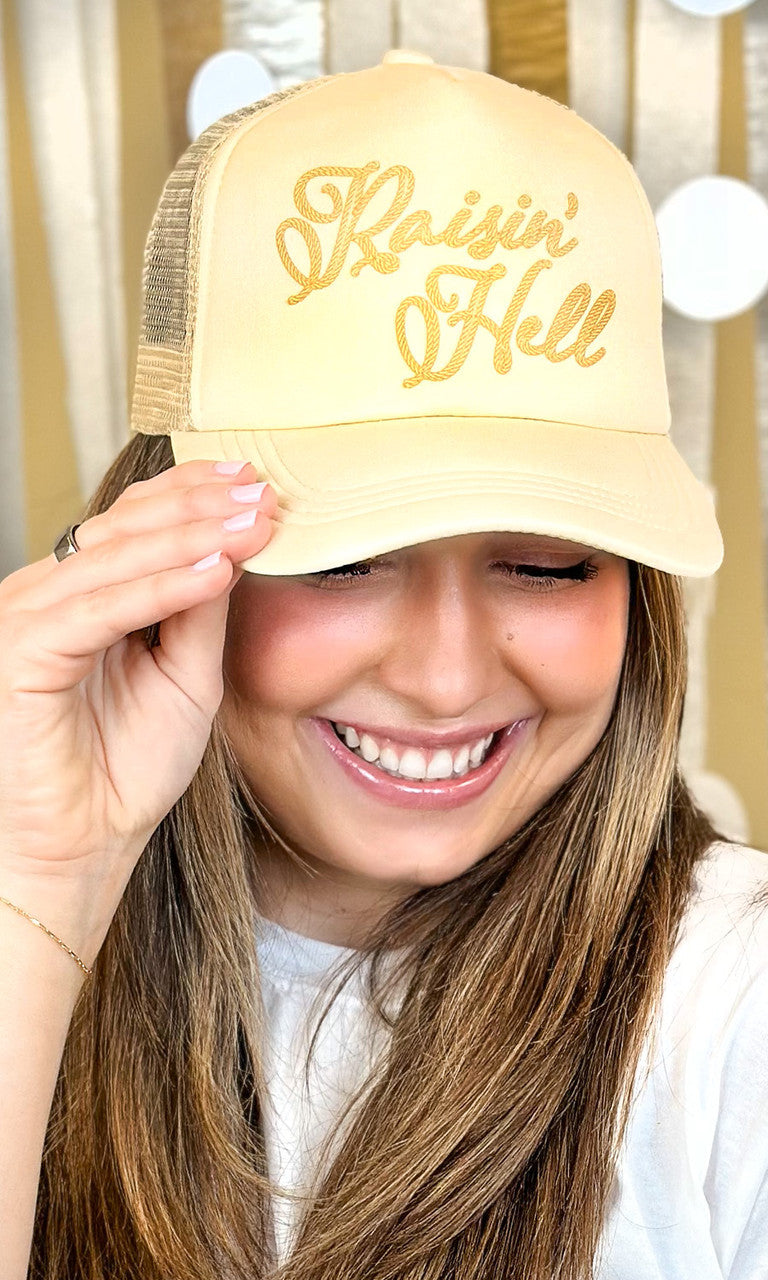 Raisin Hell Trucker Hat