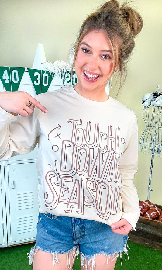 Touchdown Season Graphic Long Sleeve Graphic Shirt
