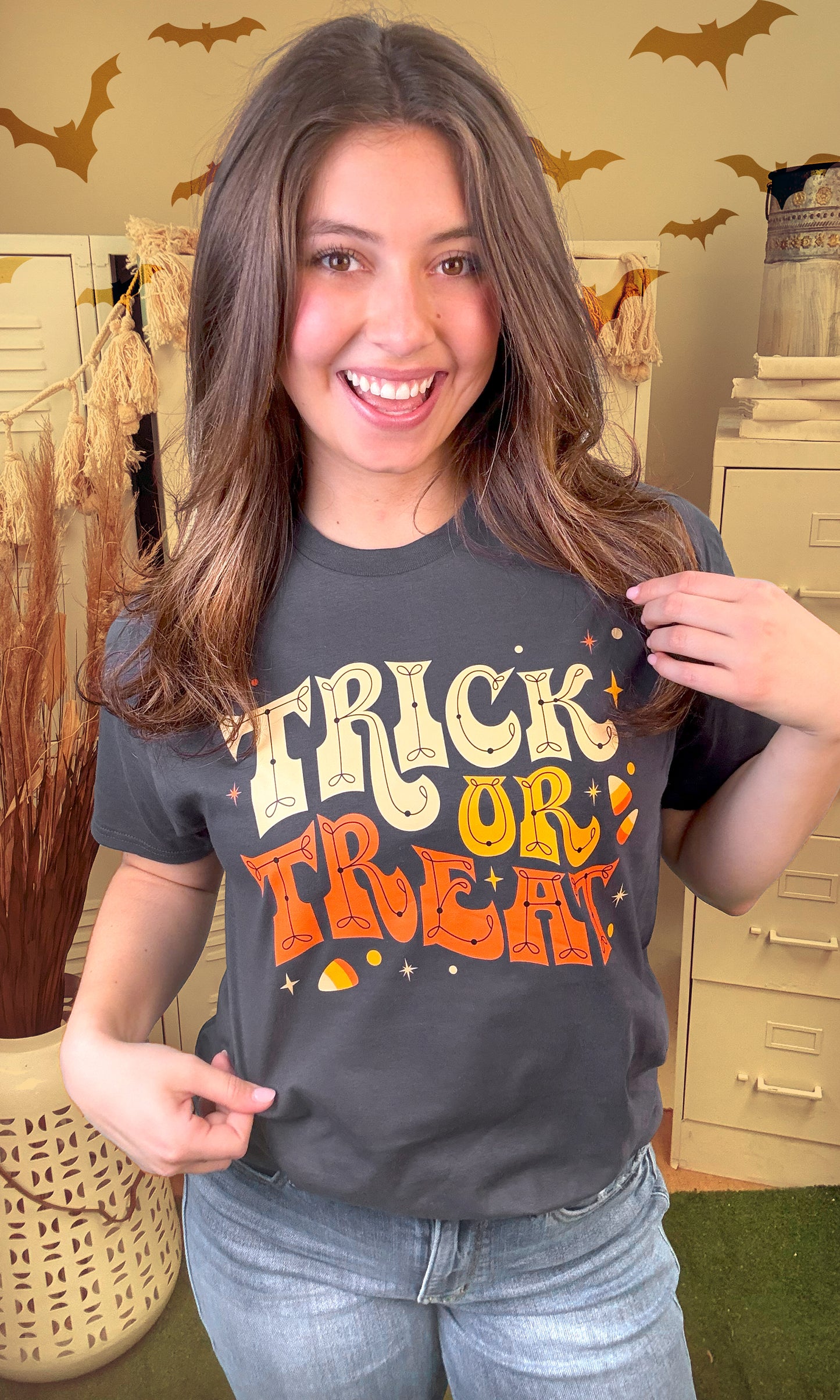 Trick or Treat Halloween Graphic Shirt