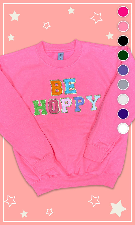 Ideal Chenille Be Hoppy Easter Youth Sweatshirt