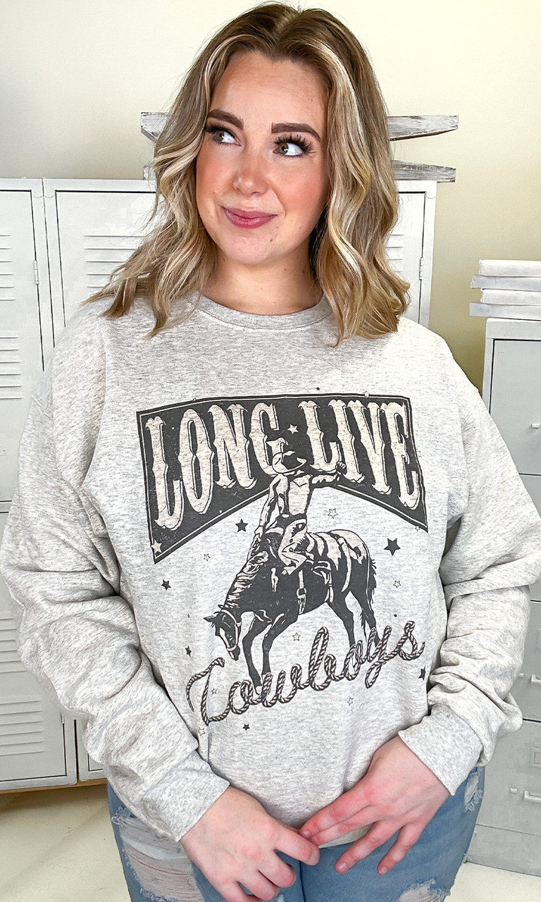 Long Live Cowboys Graphic Sweatshirt