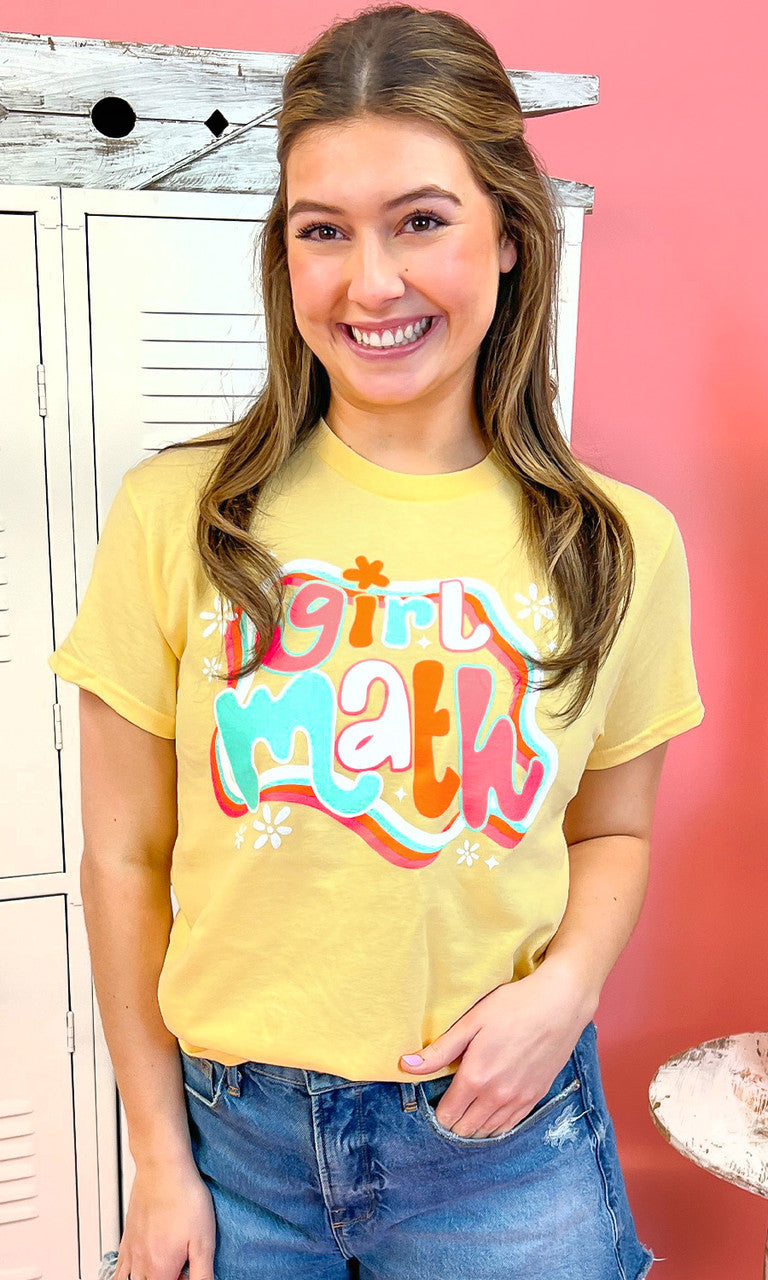 Groovy Girl Math Graphic Shirt