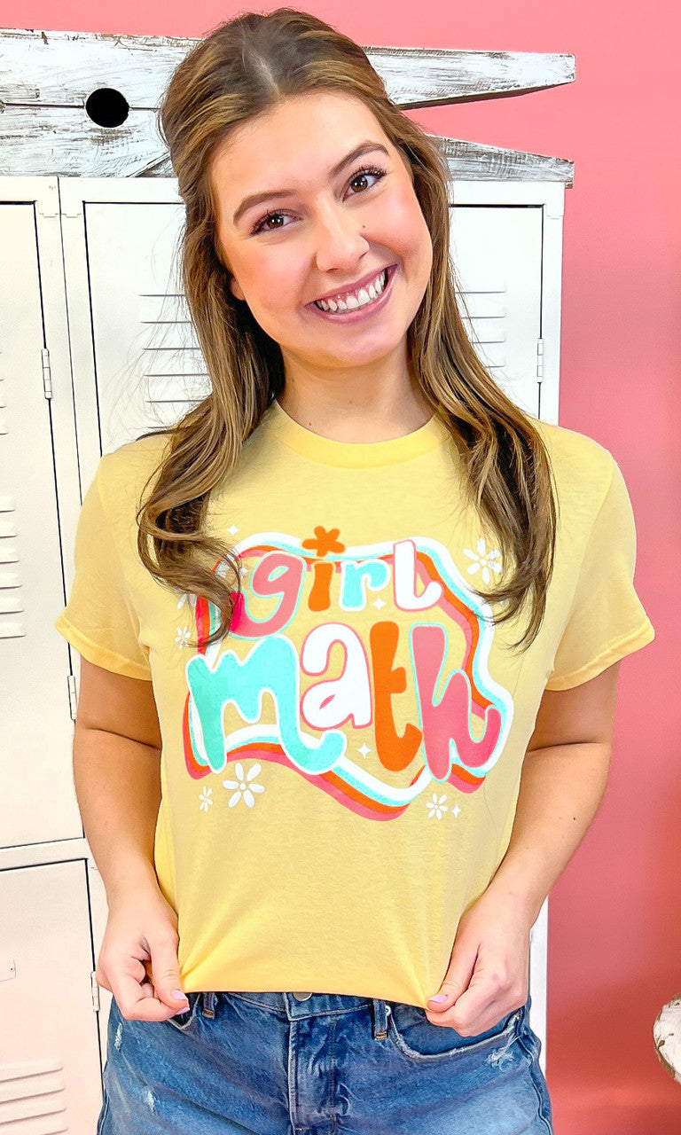 Groovy Girl Math Graphic Shirt