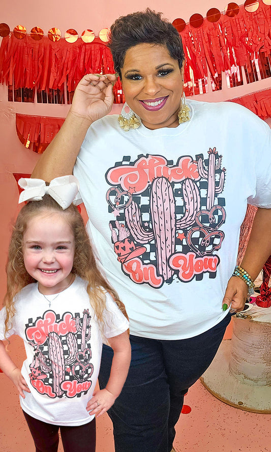 Retro Stuck on You Graphic T-Shirt