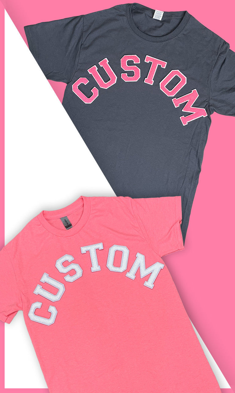 Soft Chenille Custom T-Shirt