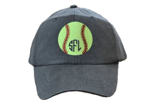 Monogrammed Hats for School Clubs and Teams