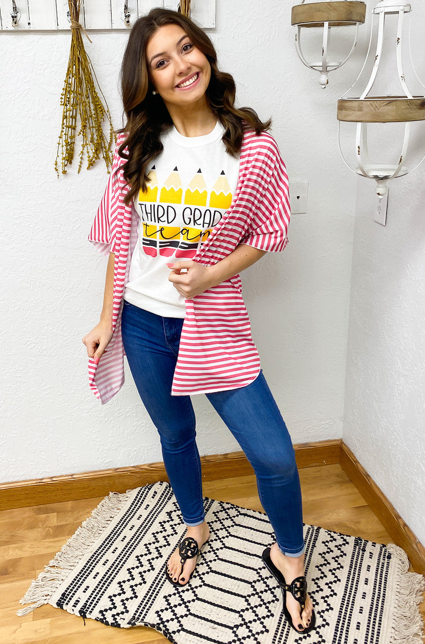 Team Pencil Grade Level Teacher T-Shirt