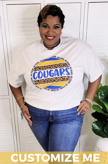 Go Team Custom Mascot T-Shirt