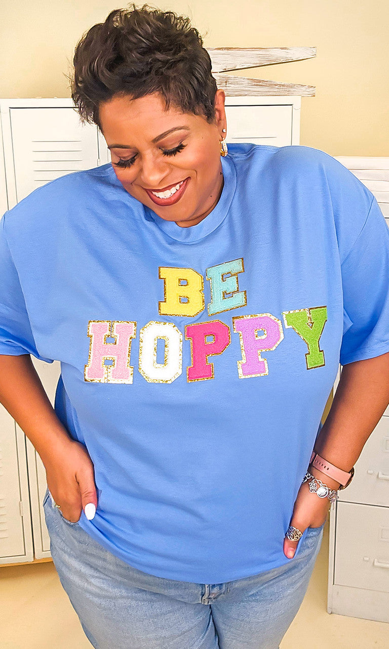 Ideal Chenille Be Hoppy Easter Adult Shirt