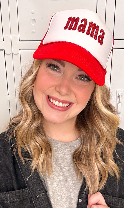 Glitter Mama Trucker Hat