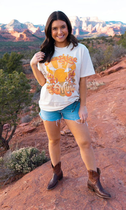 Floral Sunshine on My Mind T-Shirt