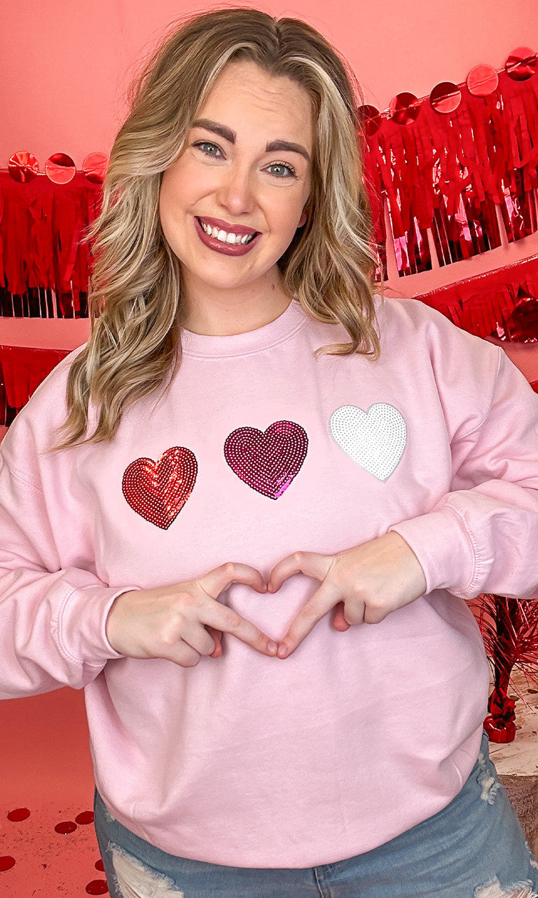 Sparkle Heart Sweatshirt