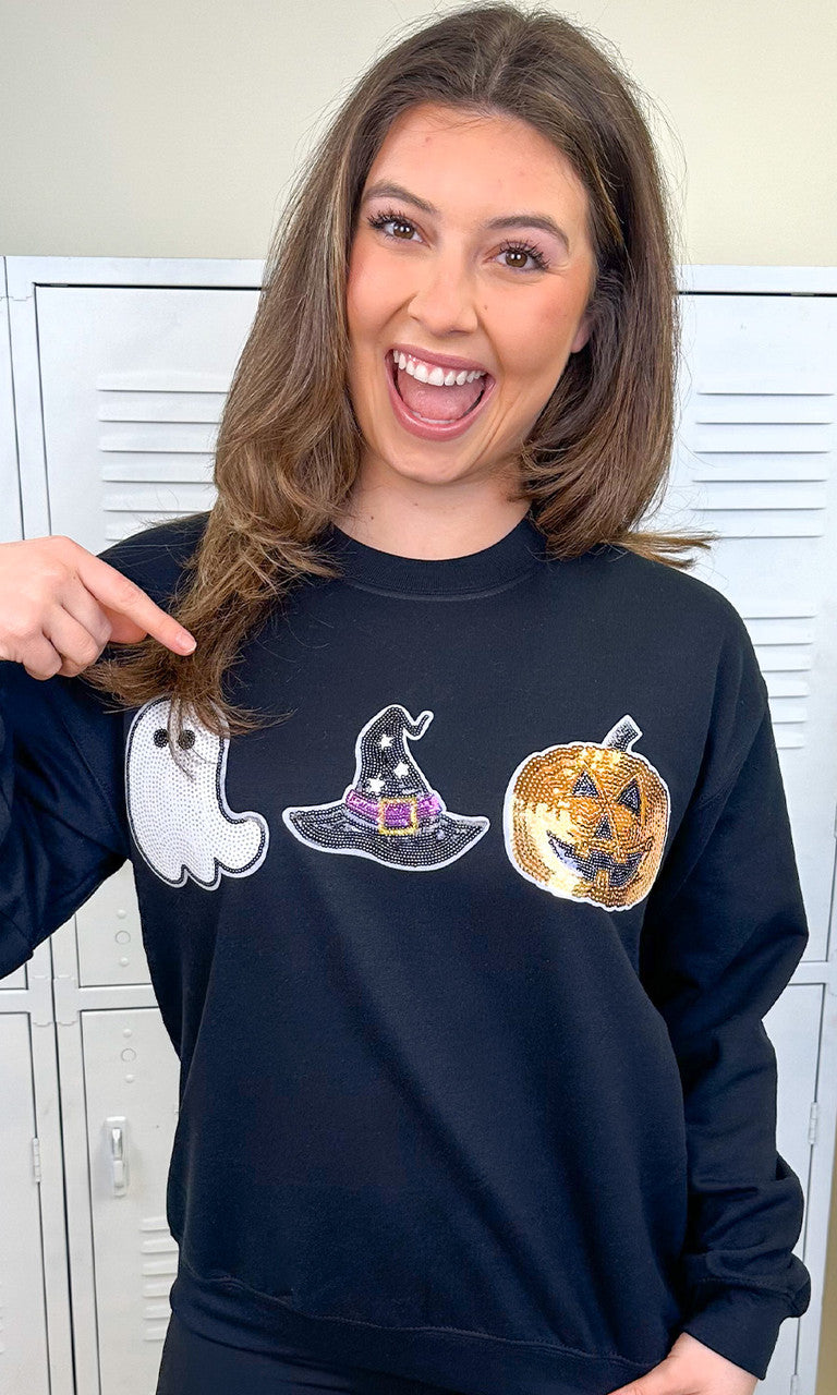 Halloween Sparkle Sweatshirt