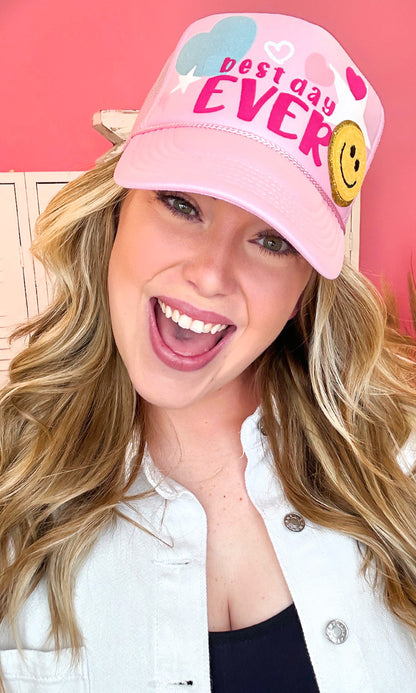 Best Day Ever Patch Trucker Hat
