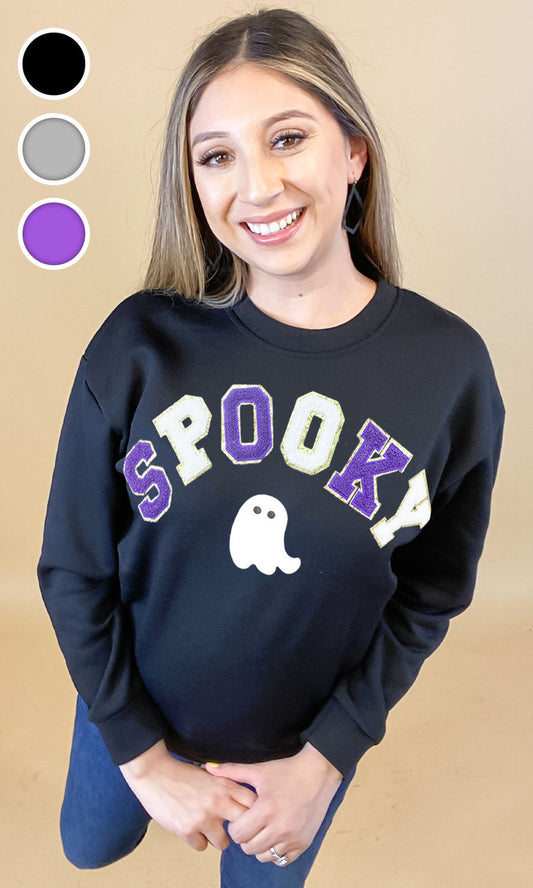 Spooky Chenille Sweatshirt