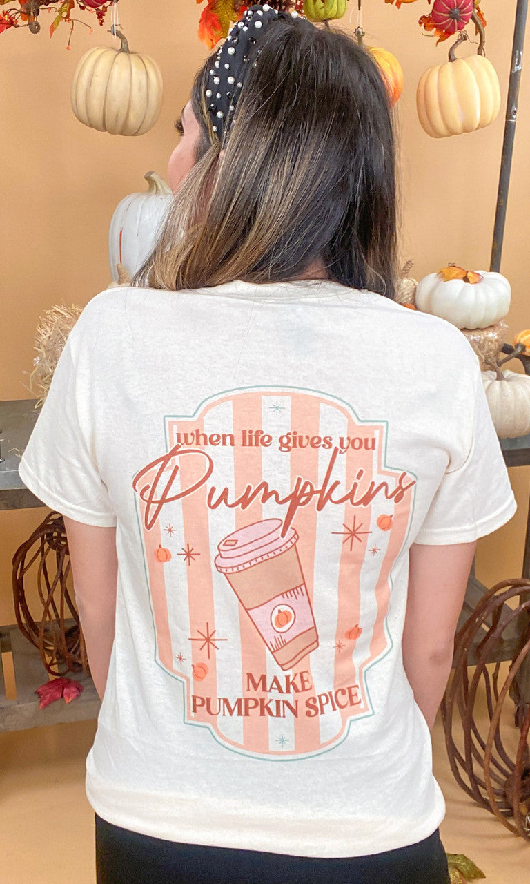 Hot Coffee Pumpkin Spice Graphic T-Shirt