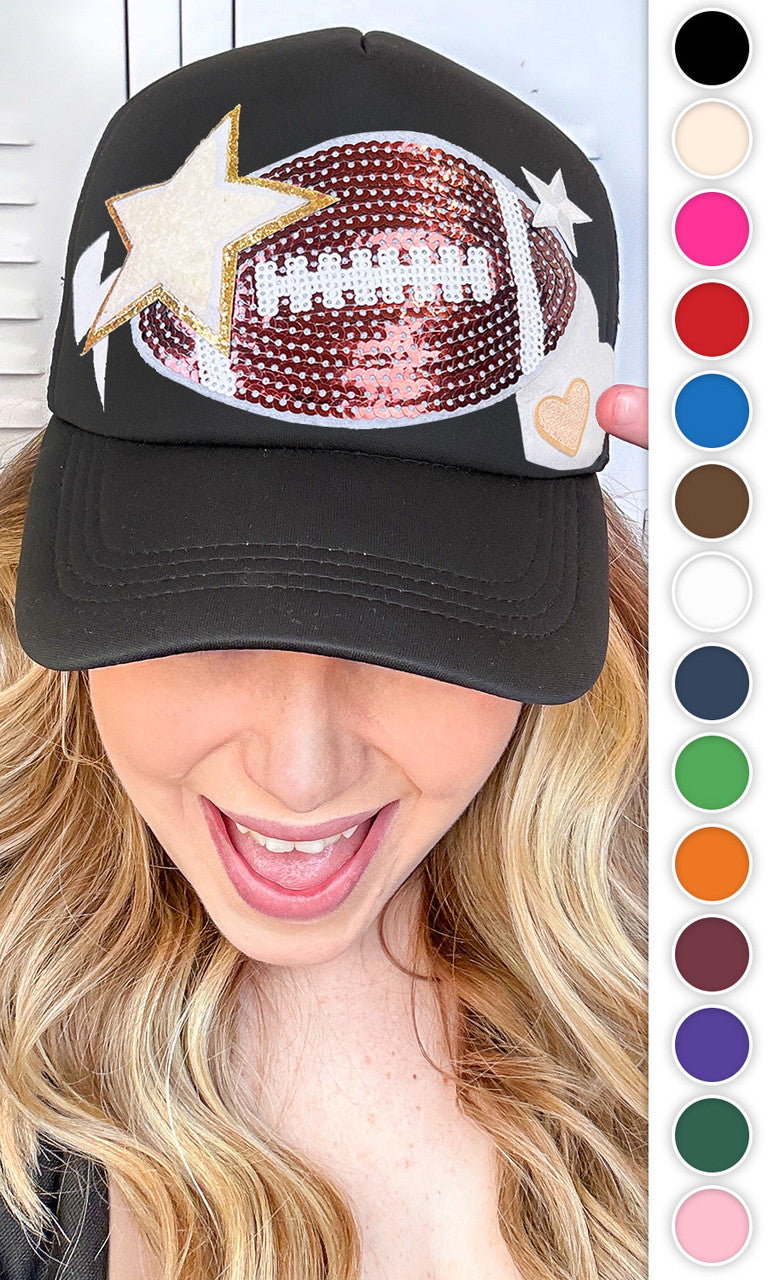 Football Patch Trucker Hat
