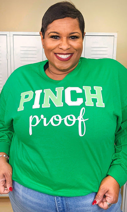 Soft Chenille Pinch Proof Adult Long Sleeve T-Shirt