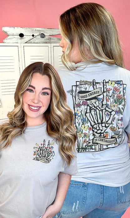 Good Energy Is Contagious Graphic Shirt