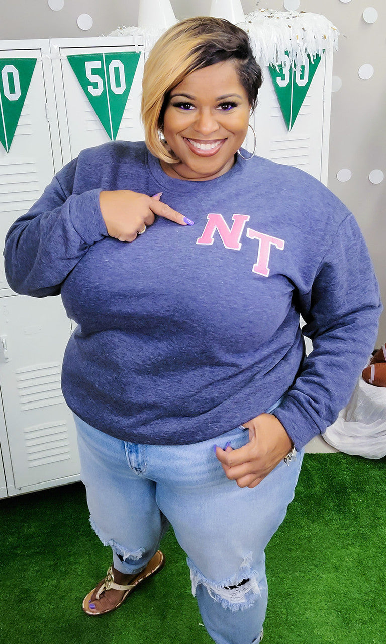 Soft Chenille Monogram Sweatshirt